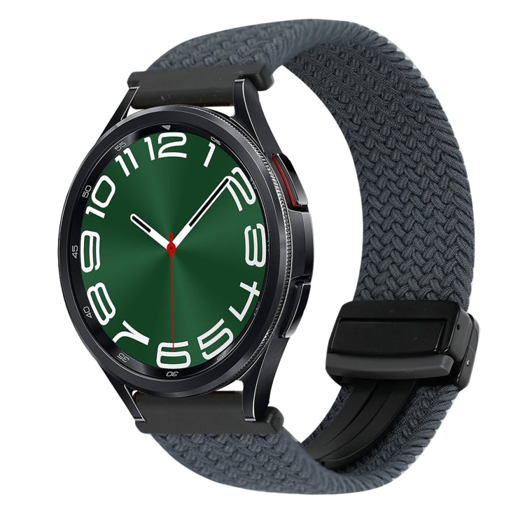 20mm Magnetische Schnalle geflochtenes Uhrenarmband, für Samsung Galaxy Watch FE 40mm, für Samsung Galaxy Watch 6 Classic