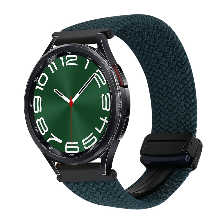 20mm Magnetische Schnalle geflochtenes Uhrenarmband, für Samsung Galaxy Watch FE 40mm, für Samsung Galaxy Watch 6 Classic