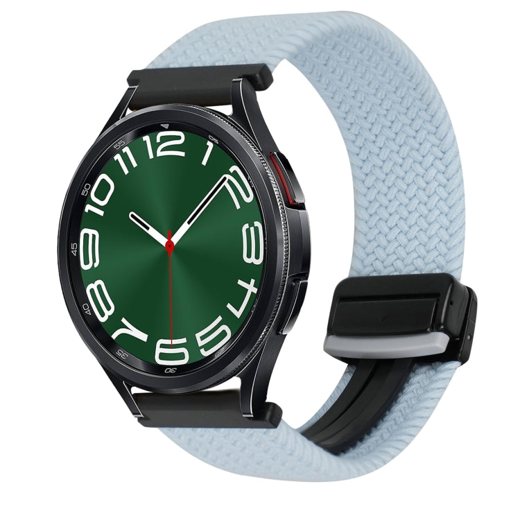 20mm Magnetische Schnalle geflochtenes Uhrenarmband, für Samsung Galaxy Watch FE 40mm, für Samsung Galaxy Watch 6 Classic