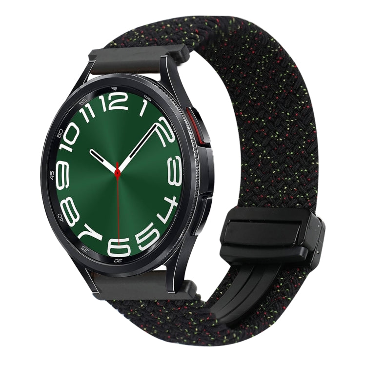 20mm Magnetische Schnalle geflochtenes Uhrenarmband, für Samsung Galaxy Watch FE 40mm, für Samsung Galaxy Watch 6 Classic