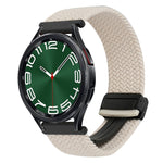 20mm Magnetische Schnalle geflochtenes Uhrenarmband, für Samsung Galaxy Watch FE 40mm, für Samsung Galaxy Watch 6 Classic