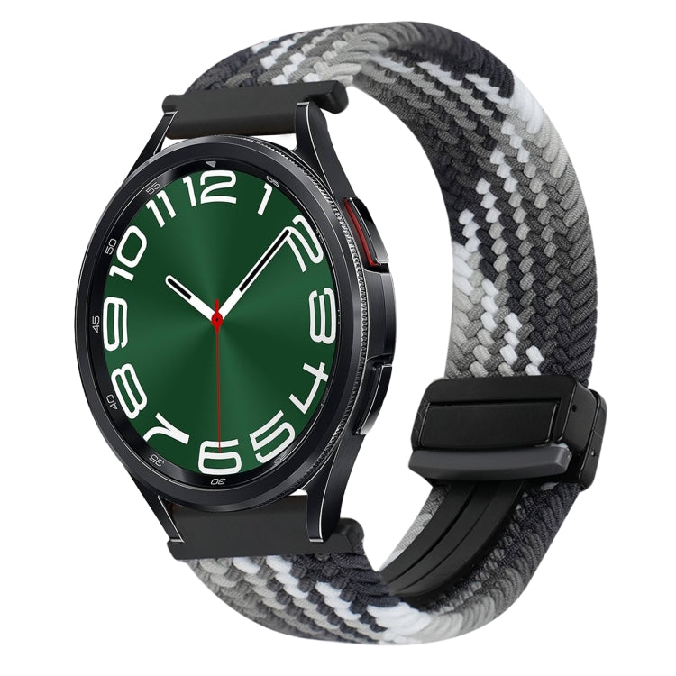 20mm Magnetische Schnalle geflochtenes Uhrenarmband, für Samsung Galaxy Watch FE 40mm, für Samsung Galaxy Watch 6 Classic