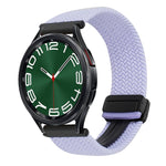 20mm Magnetische Schnalle geflochtenes Uhrenarmband, für Samsung Galaxy Watch FE 40mm, für Samsung Galaxy Watch 6 Classic