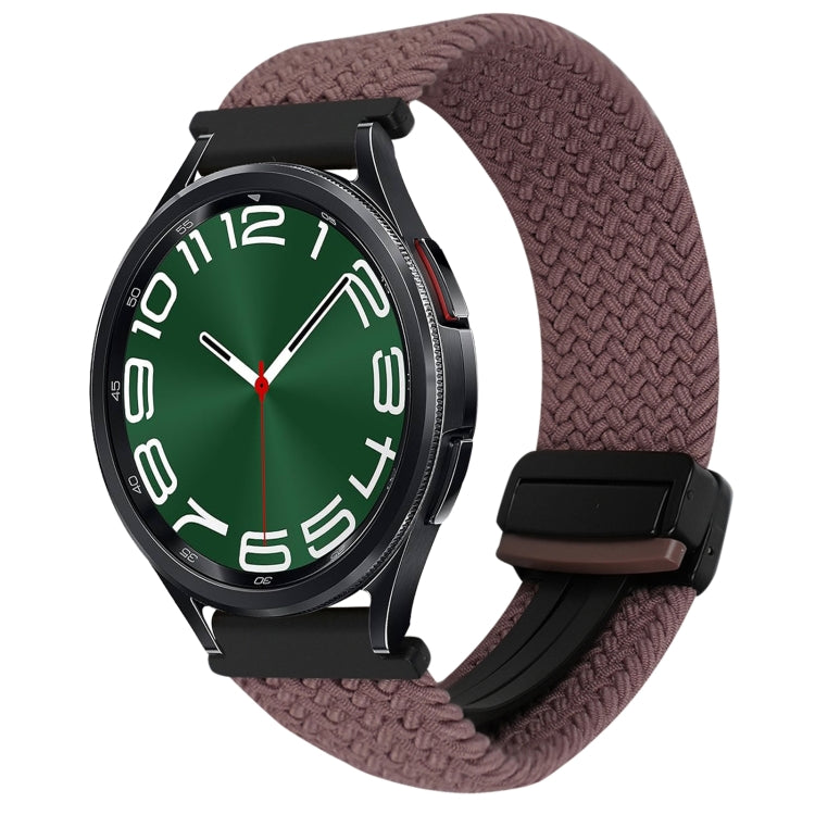 20mm Magnetische Schnalle geflochtenes Uhrenarmband, für Samsung Galaxy Watch FE 40mm, für Samsung Galaxy Watch 6 Classic