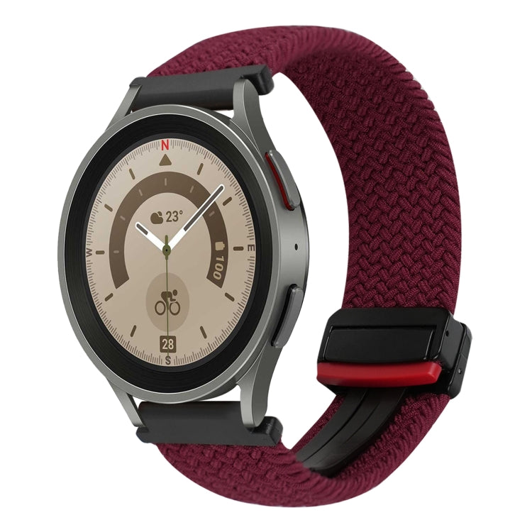 20mm Magnetverschluss Geflochtenes Uhrenarmband, Für Samsung Galaxy Watch 5 Pro, Für Samsung Gear Sport