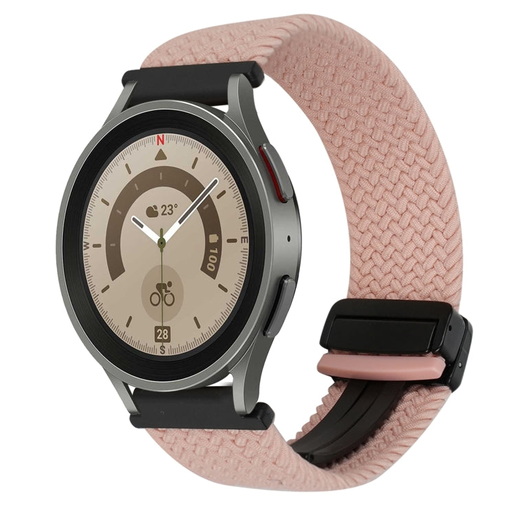 20mm Magnetverschluss Geflochtenes Uhrenarmband, Für Samsung Galaxy Watch 5 Pro, Für Samsung Gear Sport