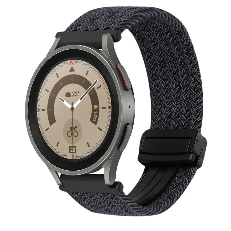 20mm Magnetverschluss Geflochtenes Uhrenarmband, Für Samsung Galaxy Watch 5 Pro, Für Samsung Gear Sport