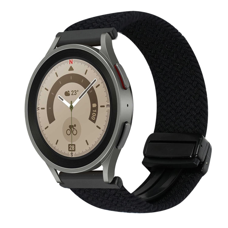 20mm Magnetverschluss Geflochtenes Uhrenarmband, Für Samsung Galaxy Watch 5 Pro, Für Samsung Gear Sport