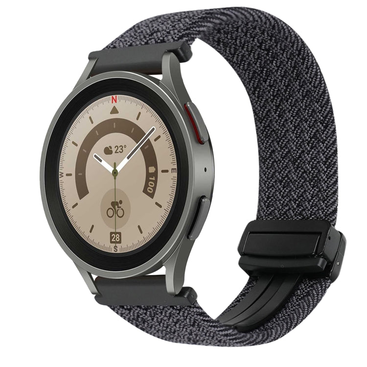 20mm Magnetverschluss Geflochtenes Uhrenarmband, Für Samsung Galaxy Watch 5 Pro, Für Samsung Gear Sport