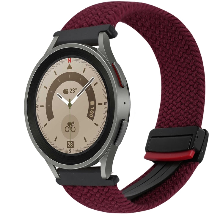 20mm Magnetverschluss Geflochtenes Uhrenarmband, Für Samsung Galaxy Watch 5 Pro, Für Samsung Gear Sport