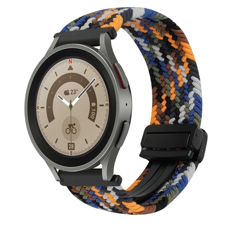 20mm Magnetverschluss Geflochtenes Uhrenarmband, Für Samsung Galaxy Watch 5 Pro, Für Samsung Gear Sport