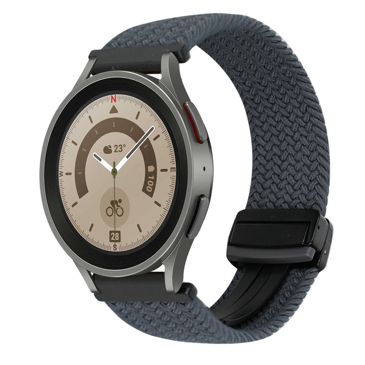 20mm Magnetverschluss Geflochtenes Uhrenarmband, Für Samsung Galaxy Watch 5 Pro, Für Samsung Gear Sport