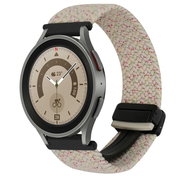 20mm Magnetverschluss Geflochtenes Uhrenarmband, Für Samsung Galaxy Watch 5 Pro, Für Samsung Gear Sport