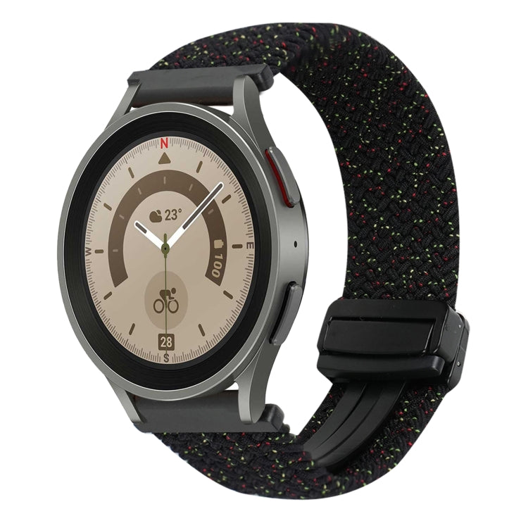 20mm Magnetverschluss Geflochtenes Uhrenarmband, Für Samsung Galaxy Watch 5 Pro, Für Samsung Gear Sport