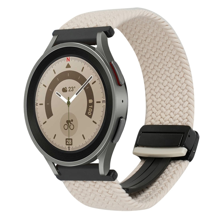 20mm Magnetverschluss Geflochtenes Uhrenarmband, Für Samsung Galaxy Watch 5 Pro, Für Samsung Gear Sport
