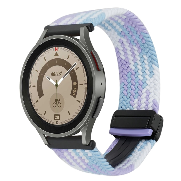 20mm Magnetverschluss Geflochtenes Uhrenarmband, Für Samsung Galaxy Watch 5 Pro, Für Samsung Gear Sport