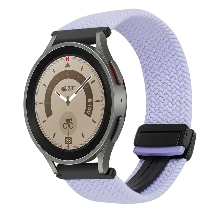 20mm Magnetverschluss Geflochtenes Uhrenarmband, Für Samsung Galaxy Watch 5 Pro, Für Samsung Gear Sport