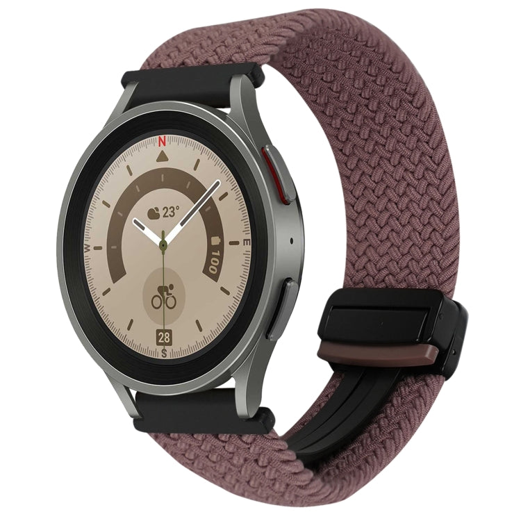 20mm Magnetverschluss Geflochtenes Uhrenarmband, Für Samsung Galaxy Watch 5 Pro, Für Samsung Gear Sport