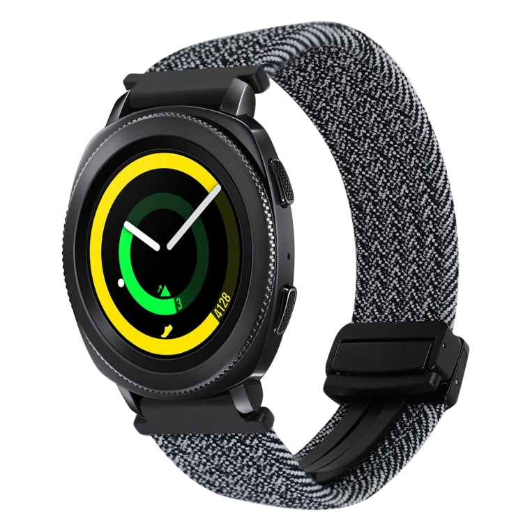 20mm Magnetverschluss Geflochtenes Uhrenarmband, Für Samsung Galaxy Watch 5 Pro, Für Samsung Gear Sport