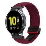 20mm Magnetische Schnallen-Geflechsuhrarmband, für Samsung Galaxy Watch Active 2, für Samsung Galaxy Watch 3 41mm