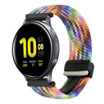 20mm Magnetische Schnallen-Geflechsuhrarmband, für Samsung Galaxy Watch Active 2, für Samsung Galaxy Watch 3 41mm