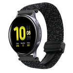 20mm Magnetische Schnallen-Geflechsuhrarmband, für Samsung Galaxy Watch Active 2, für Samsung Galaxy Watch 3 41mm