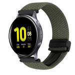 20mm Magnetische Schnallen-Geflechsuhrarmband, für Samsung Galaxy Watch Active 2, für Samsung Galaxy Watch 3 41mm