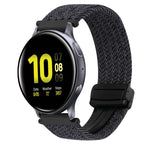 20mm Magnetische Schnallen-Geflechsuhrarmband, für Samsung Galaxy Watch Active 2, für Samsung Galaxy Watch 3 41mm