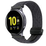 20mm Magnetische Schnallen-Geflechsuhrarmband, für Samsung Galaxy Watch Active 2, für Samsung Galaxy Watch 3 41mm