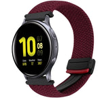 20mm Magnetische Schnallen-Geflechsuhrarmband, für Samsung Galaxy Watch Active 2, für Samsung Galaxy Watch 3 41mm