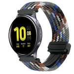 20mm Magnetische Schnallen-Geflechsuhrarmband, für Samsung Galaxy Watch Active 2, für Samsung Galaxy Watch 3 41mm