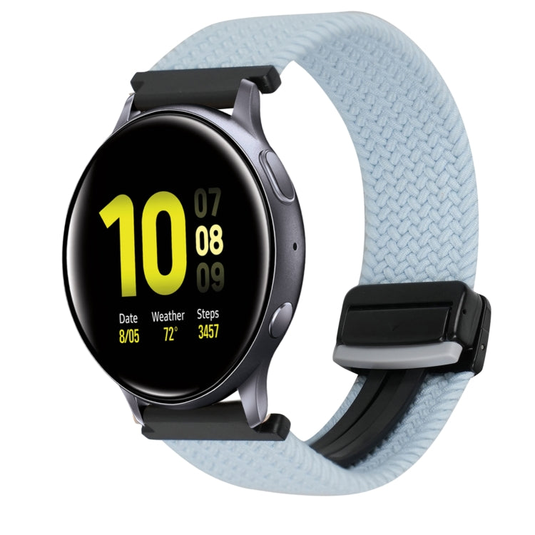 20mm Magnetische Schnallen-Geflechsuhrarmband, für Samsung Galaxy Watch Active 2, für Samsung Galaxy Watch 3 41mm