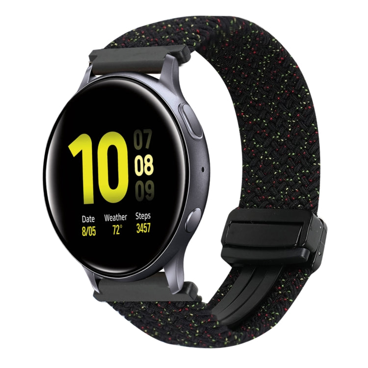 20mm Magnetische Schnallen-Geflechsuhrarmband, für Samsung Galaxy Watch Active 2, für Samsung Galaxy Watch 3 41mm