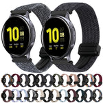 20mm Magnetische Schnallen-Geflechsuhrarmband, für Samsung Galaxy Watch Active 2, für Samsung Galaxy Watch 3 41mm