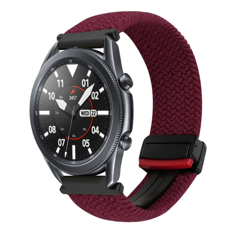 20mm Magnetische Schnallen-Geflechsuhrarmband, für Samsung Galaxy Watch Active 2, für Samsung Galaxy Watch 3 41mm