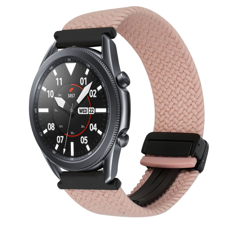 20mm Magnetische Schnallen-Geflechsuhrarmband, für Samsung Galaxy Watch Active 2, für Samsung Galaxy Watch 3 41mm