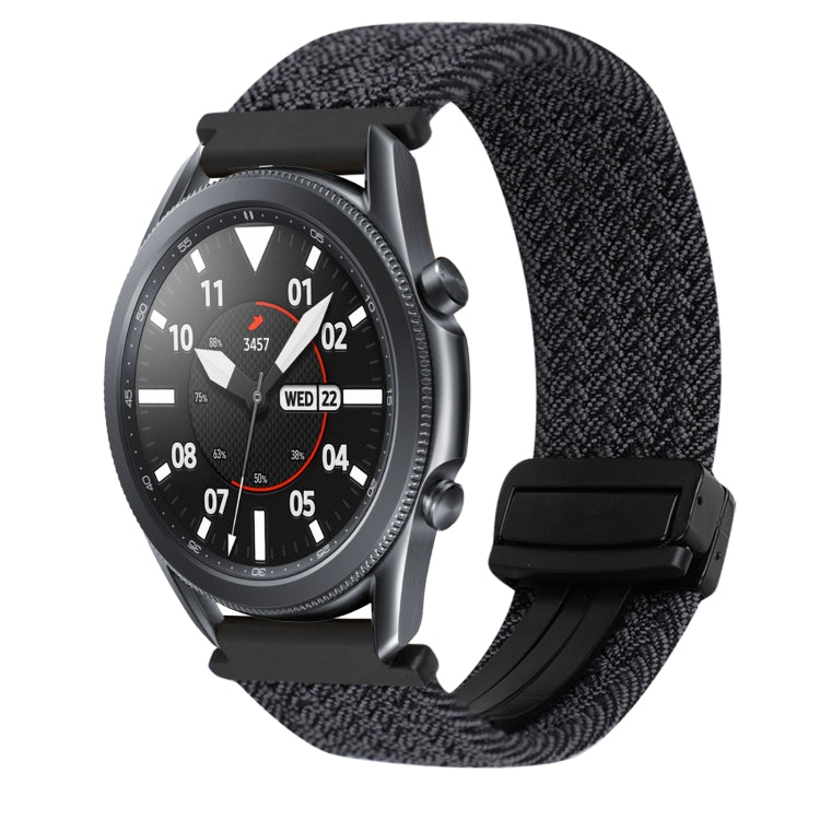 20mm Magnetische Schnallen-Geflechsuhrarmband, für Samsung Galaxy Watch Active 2, für Samsung Galaxy Watch 3 41mm