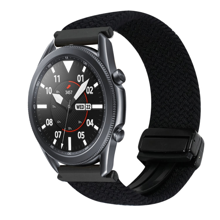 20mm Magnetische Schnallen-Geflechsuhrarmband, für Samsung Galaxy Watch Active 2, für Samsung Galaxy Watch 3 41mm