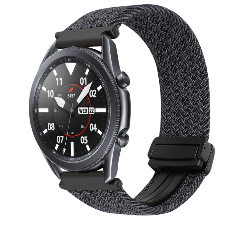 20mm Magnetische Schnallen-Geflechsuhrarmband, für Samsung Galaxy Watch Active 2, für Samsung Galaxy Watch 3 41mm