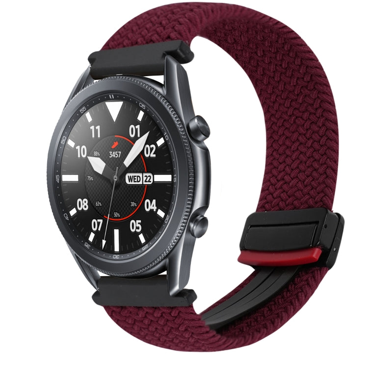 20mm Magnetische Schnallen-Geflechsuhrarmband, für Samsung Galaxy Watch Active 2, für Samsung Galaxy Watch 3 41mm