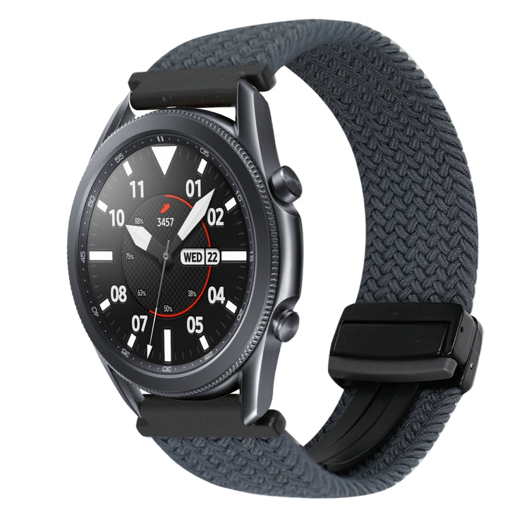 20mm Magnetische Schnallen-Geflechsuhrarmband, für Samsung Galaxy Watch Active 2, für Samsung Galaxy Watch 3 41mm