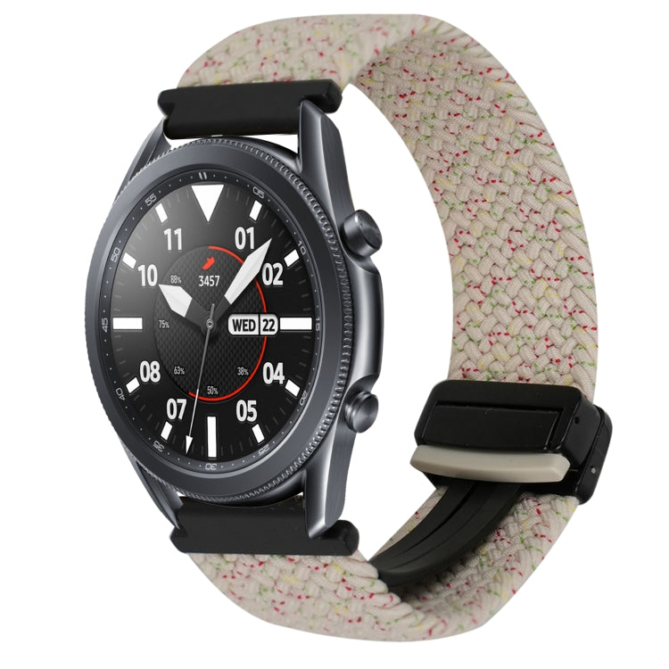 20mm Magnetische Schnallen-Geflechsuhrarmband, für Samsung Galaxy Watch Active 2, für Samsung Galaxy Watch 3 41mm