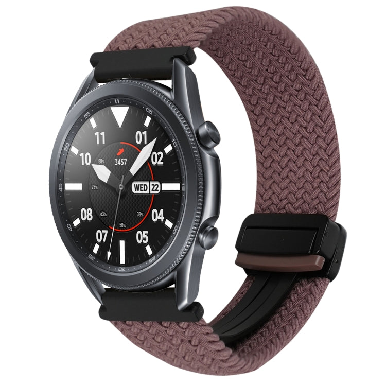20mm Magnetische Schnallen-Geflechsuhrarmband, für Samsung Galaxy Watch Active 2, für Samsung Galaxy Watch 3 41mm