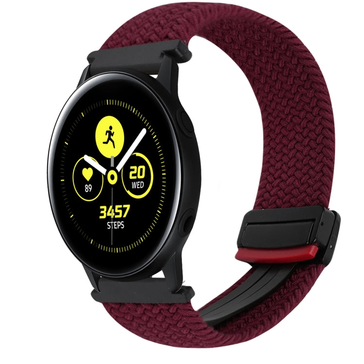 20mm geflochtenes Uhrenarmband mit Magnetschnalle, für Samsung Galaxy Watch Active, für Samsung Galaxy Watch 42mm