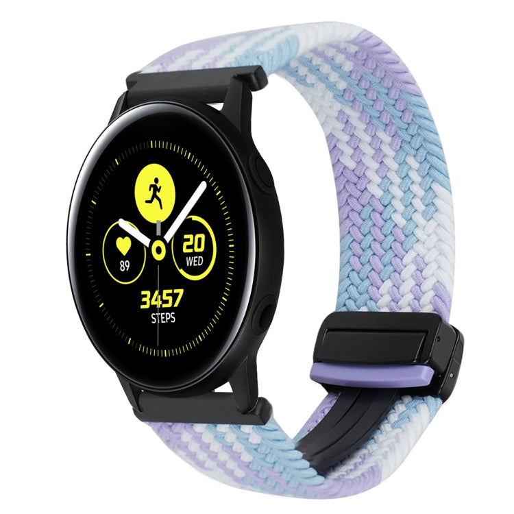20mm geflochtenes Uhrenarmband mit Magnetschnalle, für Samsung Galaxy Watch Active, für Samsung Galaxy Watch 42mm