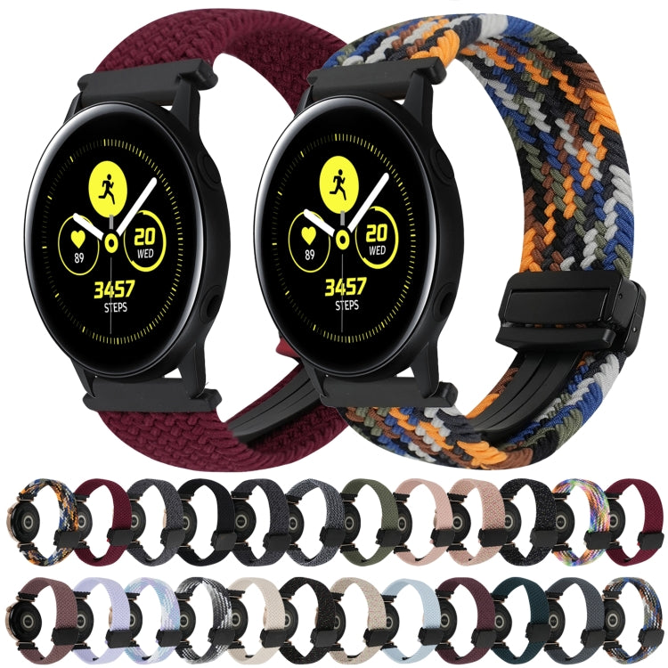 20mm geflochtenes Uhrenarmband mit Magnetschnalle, für Samsung Galaxy Watch Active, für Samsung Galaxy Watch 42mm