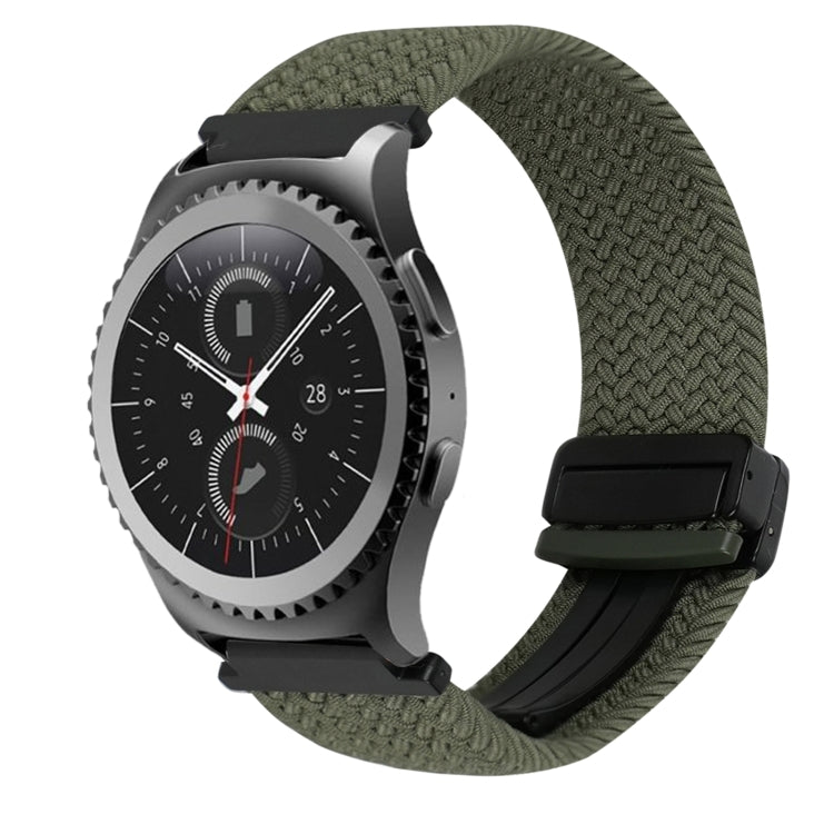 20mm Magnetische Schnalle geflochtenes Uhrenarmband, Für Samsung Gear S2 Classic, Für Samsung Galaxy Watch 7