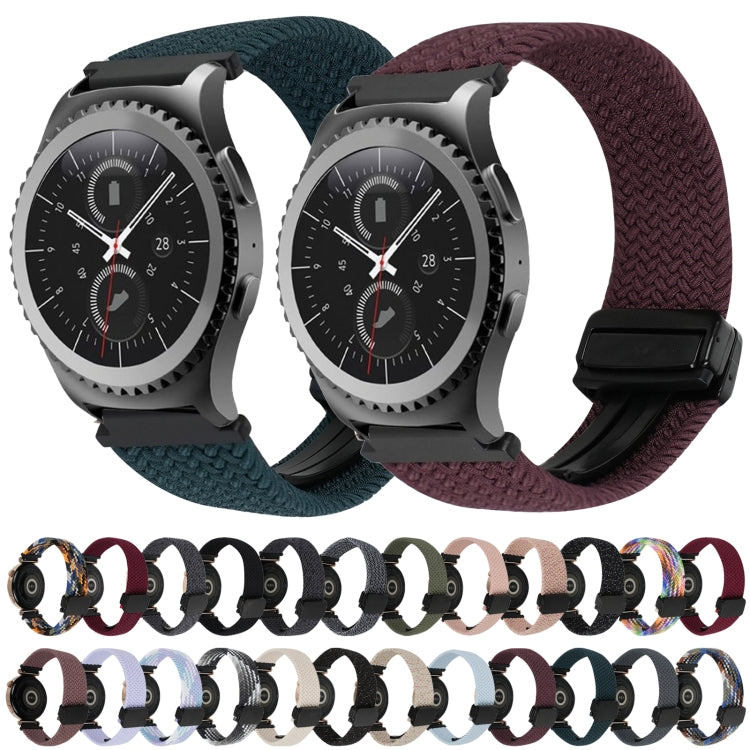 20mm Magnetische Schnalle geflochtenes Uhrenarmband, Für Samsung Gear S2 Classic, Für Samsung Galaxy Watch 7