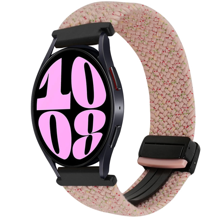 20mm Magnetische Schnalle geflochtenes Uhrenarmband, für Samsung Galaxy Watch 6, für Samsung Galaxy Watch 5