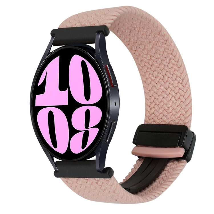 20mm Magnetische Schnalle geflochtenes Uhrenarmband, für Samsung Galaxy Watch 6, für Samsung Galaxy Watch 5